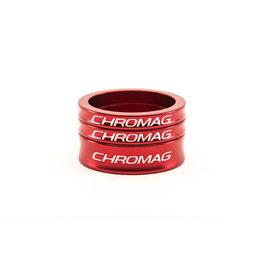 Chromag headset spacers black
