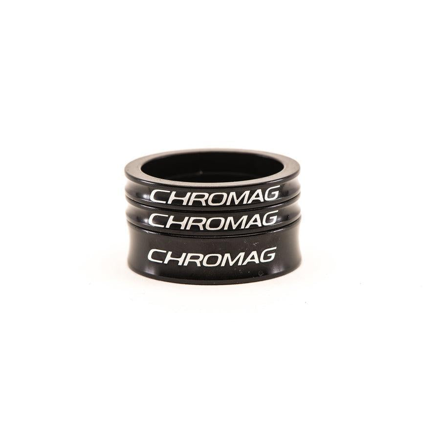 Chromag headset spacers black