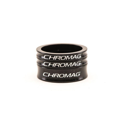 Chromag headset spacers black