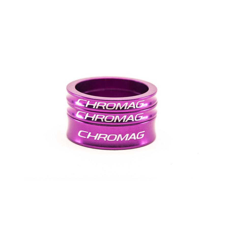 Chromag headset spacers black