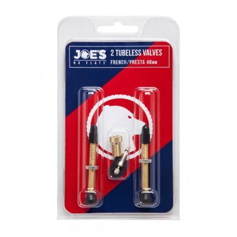 Joe's TubelessValves 48mm