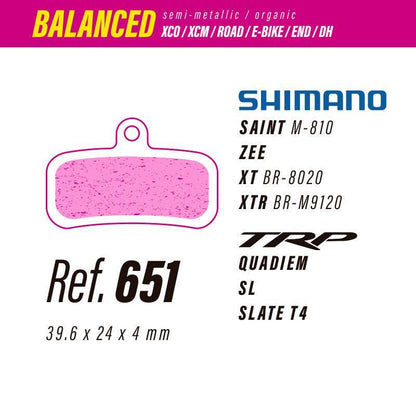 Less Brakes Balanced Pads