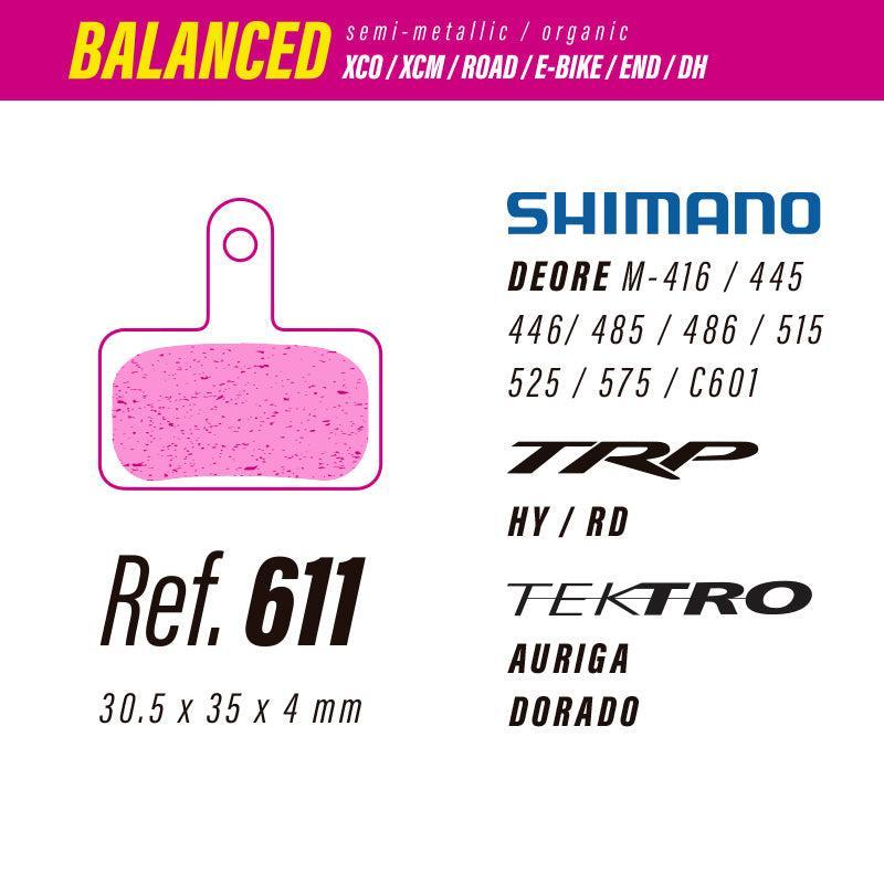 Less Brakes Balanced Pads